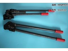 深圳手动式钢带打包机 S32滚轮式拉紧器 C32咬扣钳