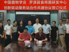 中国菌物学会罗源县食用菌研发中心学会服务站正式成立 ()