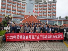 黔西南州2020年食用菌产业干部培训在安龙举办 ()