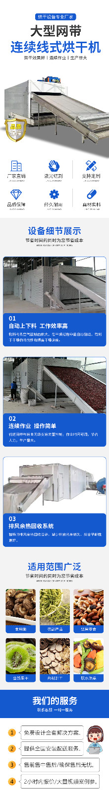 大型连续式烘干线
