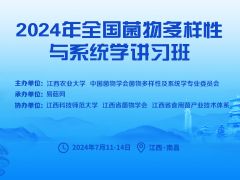 【会议通知】2024年全国菌物